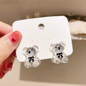 Acrylic Teddy Earrings