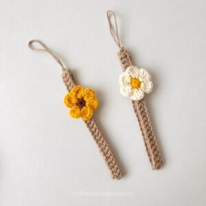 floral phone charms